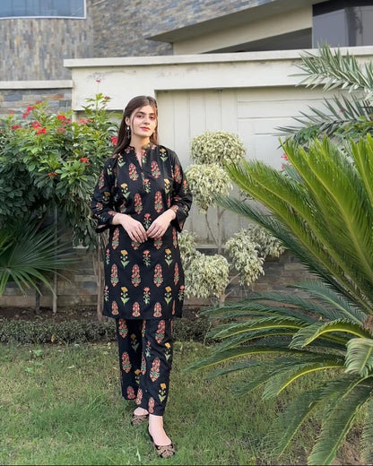 2-Piece Stitched PRINTED Dress Premium Quality