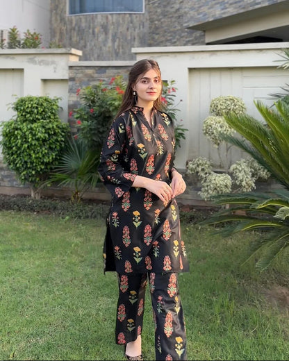 2-Piece Stitched PRINTED Dress Premium Quality