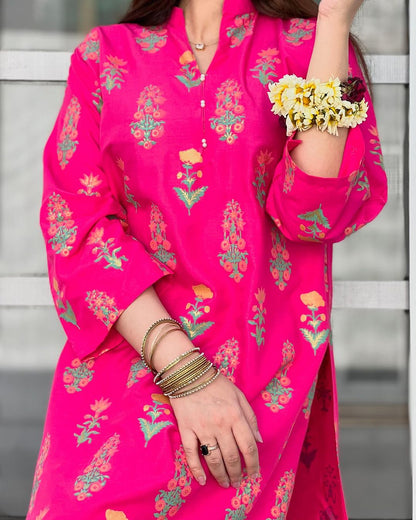 2-Piece Stitched PRINTED Dress Premium Quality